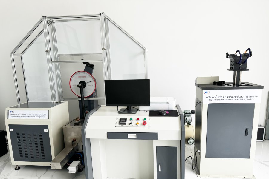 Imoact Soecimen Notch Electric Broaching Machine